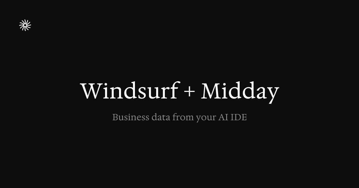 Windsurf MCP Integration | Midday