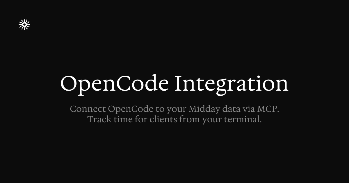 OpenCode Integration | Midday