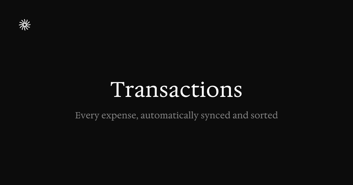 Business Transaction Tracking & Bank Sync | Midday