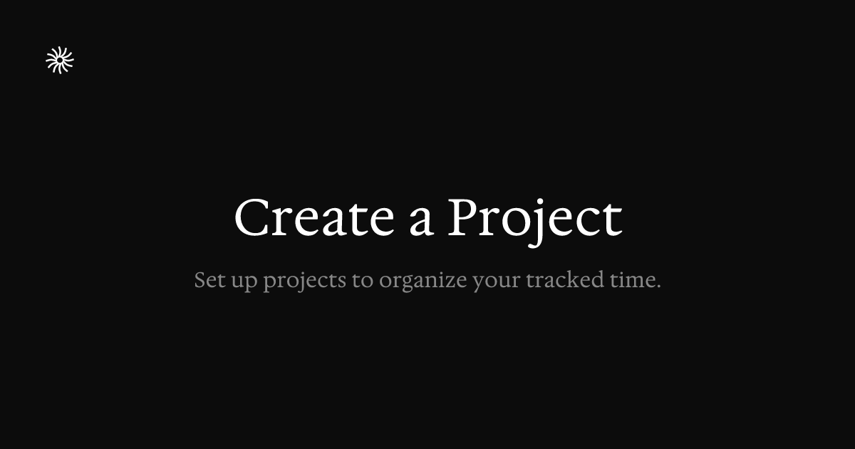 Create a Project