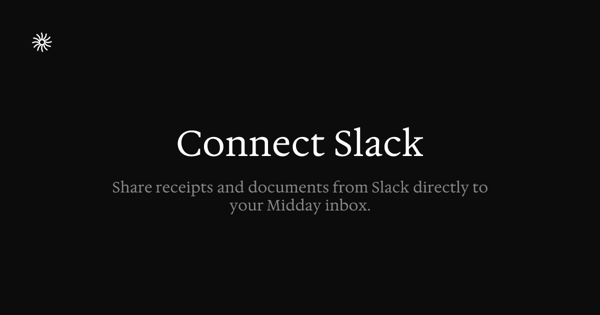 Connect Slack