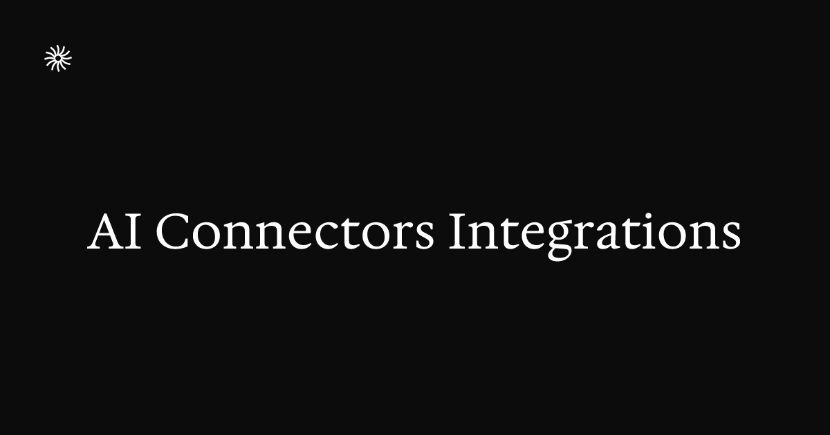 AI Connectors Integrations | Midday