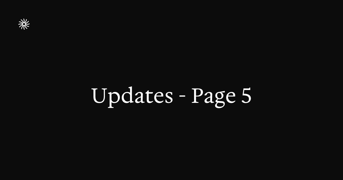 Updates - Page 5 | Midday