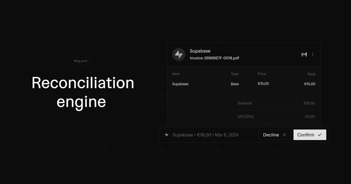 Building an Automatic Reconciliation Engine: How We Match Receipts to Transactions